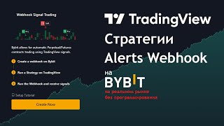 TradingView + ByBit | Реальная Торговля из Стратегий с Alert Webhook Signal Trading