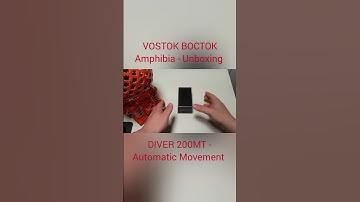 VOSTOK BOCTOK Amphibia - Unboxing - DIVER 200MT