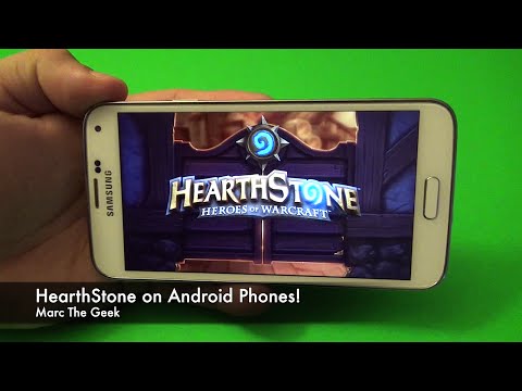 Video: Hearthstone For Android-nettbrett Begynner Global Utrulling