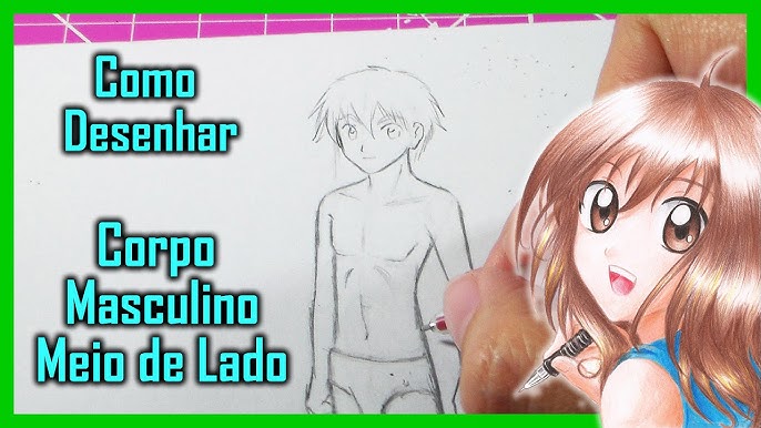 desenho de anime fácil, como desenhar metade do rosto Inui Sajuna fácil