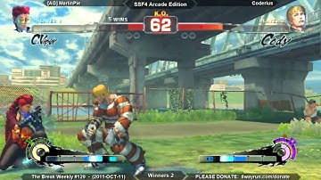 The Break Weekly #129 - SSF4ae W2 - [AG] MarlinPie VS Coderius