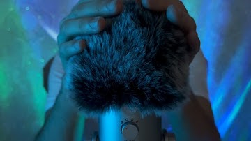 ASMR 1 HOUR slow Fluffy Mic Scratching for sleep [Whispers, ear to ear, relaxing]🧠💤