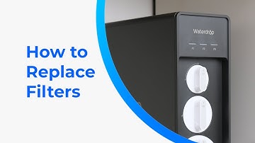 Waterdrop X Series Reverse Osmosis System, X16 - Filter Replacement Guide