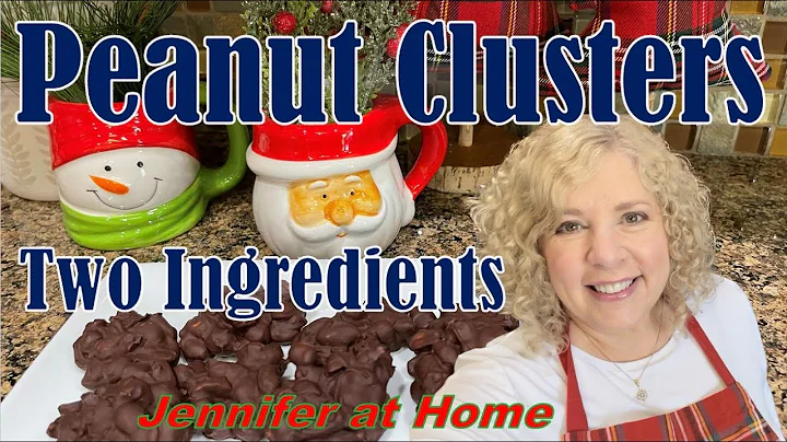 2 INGREDIENT CHOCOLATE PEANUT CLUSTERS, Just takes...