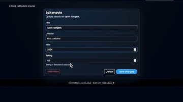 Flask Movie App | Full-Stack Python Project (Flask, SQLAlchemy, OMDbAPI)