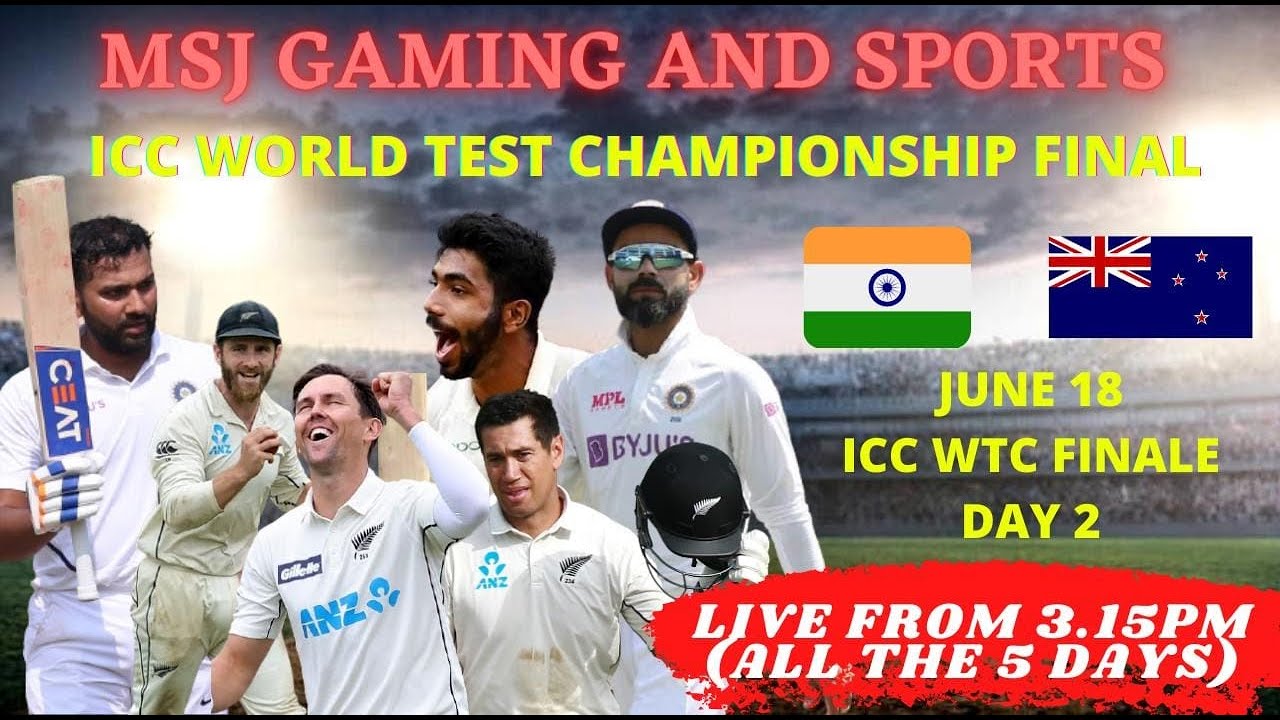 ICC WTC FINAL || INDIA VS NEWZEALAND (LIVE)|| MATCH 1 ...
