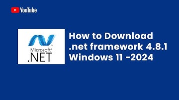 How To Download  NET Framework 4.8.1 Lateast Version For Windows 11 2024