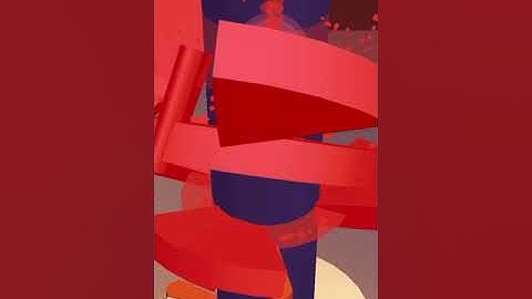 Helix jump | how to complete hard levels in IOS/ android level 18 #Shorts #Helix-jump #iOS/android