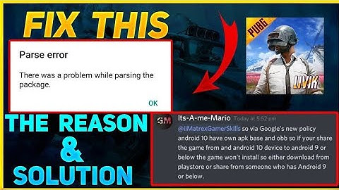 PUBG Mobile 0.19.0 Parsing error Fix 100% 2020 || How to fix  and take pubg from your friend in 2min