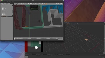 Robot follows the white ball in Gazebo simulation