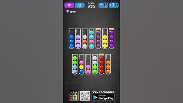 Ball Sort Puzzle Solution Level 570