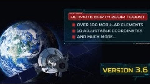 Ultimate Earth Zoom Toolkit ( After Effects Project Files ) ★ AE Templates ★