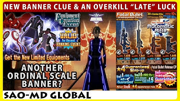 Another OS Banner? New Banner Clue & Unexpected "Late" Luck Fatal Bullet Scout (SAOMD)