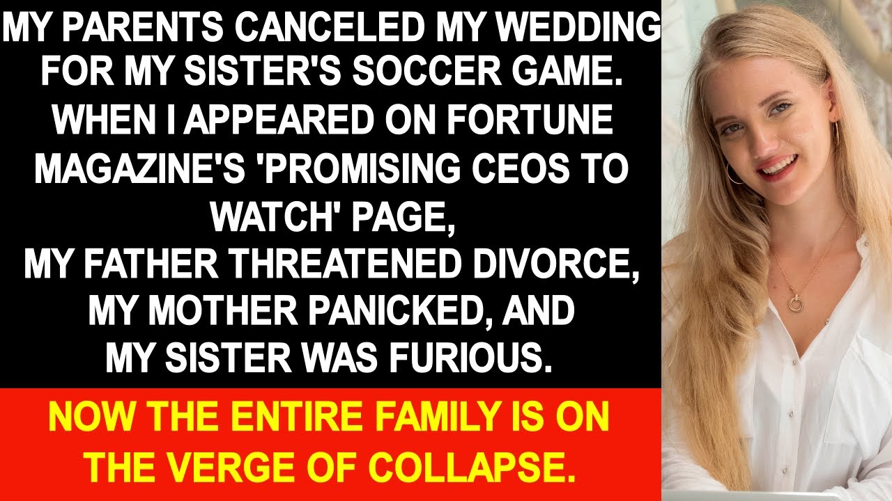 Мои родители отменили мою свадьбу из-за футбольного матча моей сестры.