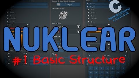 Nuklear Tutorial 1 - Basic program