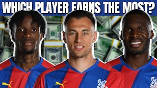 Crystal Palace Players Salaries 2021/22 Season (Weekly Wage) Profile