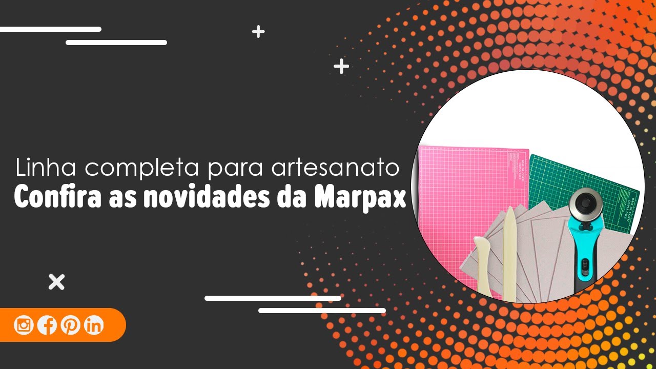 Capa do vídeo Chegou NOVIDADES na Marpax: Produtos de Artesanato em geral