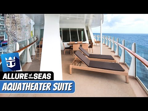 Allure of the Seas Spacious AquaTheater Suite, 2 Bedrooms (A1) walkthrough tour