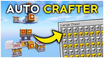 De GEMAKKELIJKSTE Auto Crafter voor IJZER- EN GOUDboerderijen in Minecraft Java 1.21.5 (Tutorial)