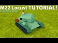 M22 Locust Light tank tutorial Roblox Plane Crazy