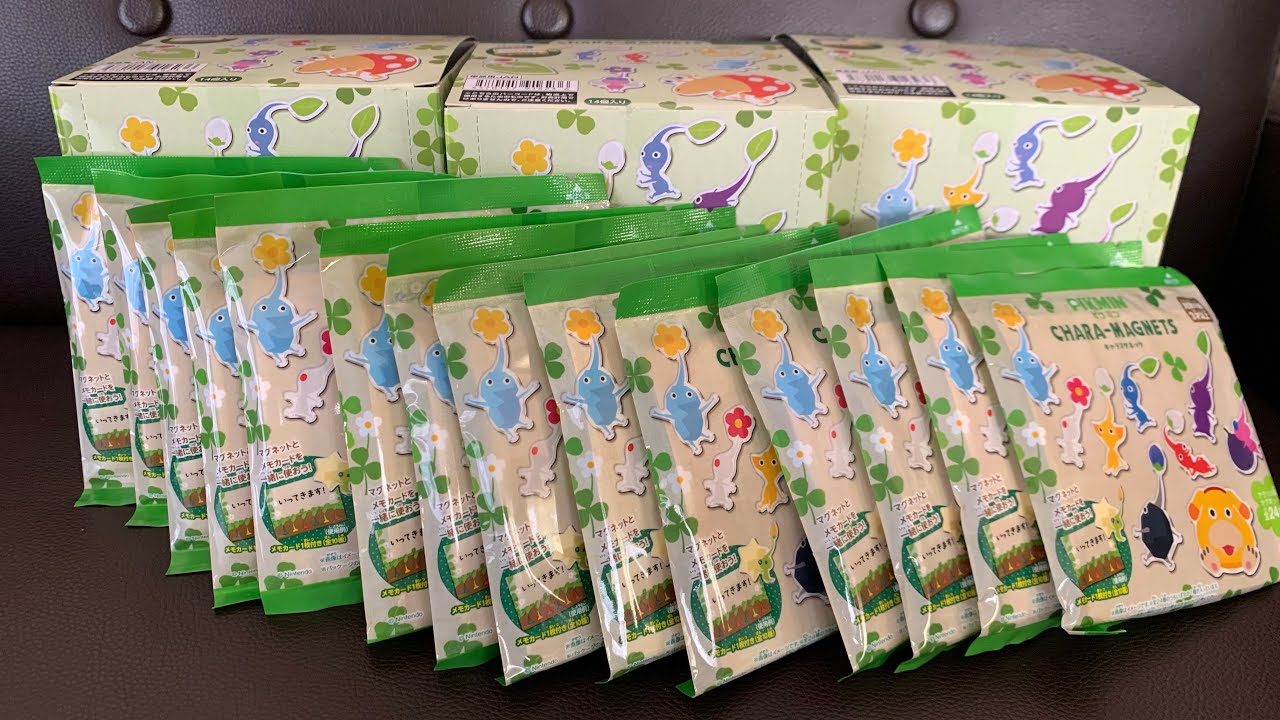 ピクミン キャラマグネッツ 3BOX開封紹介！！（俺の小さい自慢）PIKMIN