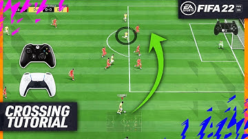 FIFA 22 CROSSING TUTORIAL - 3 EASY TECHNIQUES TO SCORE GOALS FROM CROSSES!!
