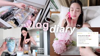 [SUB] Vlog Diary🎀♡| making EREWHON smoothie🥤☁️,ป้ายยาของที่อินช่วงนี้, morning workout🩷| BEAMSAREEDA