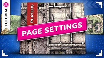 Page Settings & The Players Ribbon | Roll20 Tutorial