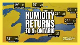 Humidity picks up mid-week in southern Ontario | #forecast