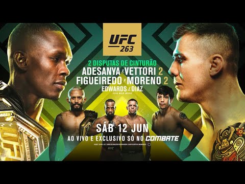 UFC 263: Adesanya x Vettori 2 - Duas revanches pelo cinturão