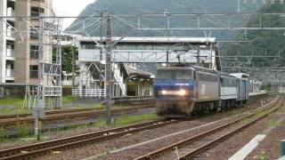 【3460列車】EF200-20号機＋EF64 59号機無動力回送