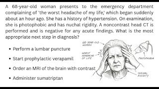 The "Thunderclap" Headache:Subarachnoid Hemorrhage SAH Explained 🧠#usmle#meded#neurology#medstudent
