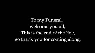 Video thumbnail of "Dope - My Funeral [Lyrics]"