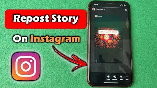 How to Repost Instagram story | Full Guide
