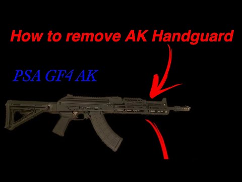 How to Remove AK Handguard   JL Billet Handguard on a PSA AK