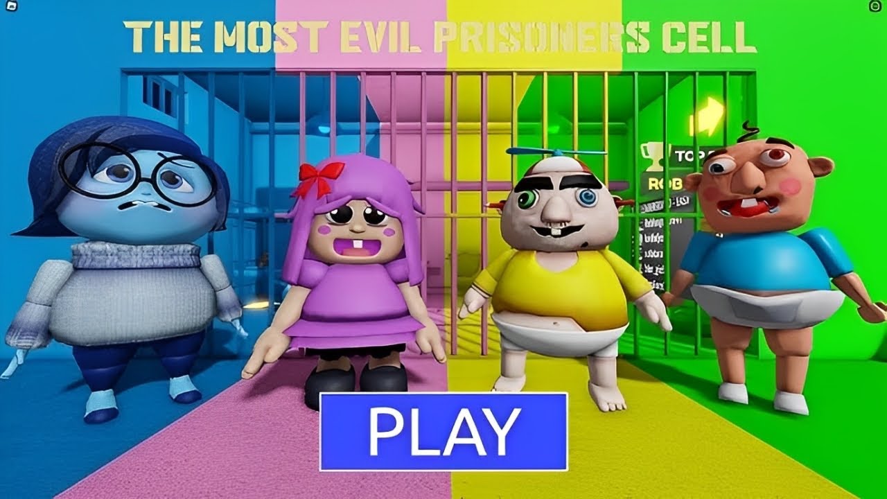 SADNESS INSIDE OUT 2 VS BABY POLLY VS BABY ROBY VS BABY BERRY - Escape ...