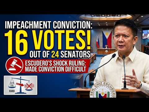 VP SARA LIGTAS SA 16? Controversial Decision ni Chiz Magpapahirap sa Conviction ni VP Sara.