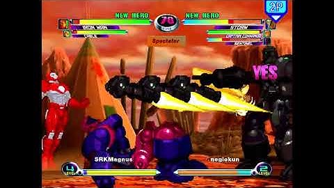 MvC2 Mvci Umvc3 SRKMagnus vs Negiokun