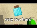 minecraft hardcore speedruns be like