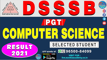 DSSSB PGT COMPUTER SCIENCE RESULT 2021 (SELECTED STUDENT) KVS PGT / TGT NEW BATCHES BY SHAILESH SIR