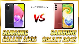 Samsung Galaxy A03s VS Samsung Galaxy A04s