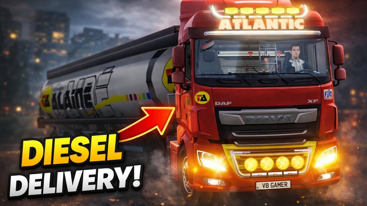 Heavy Tanker Fuel Transport Gameplay🚛 | TRUCKERS OF EUROPE 3 #truckersofeurope3 #toe3 #trucking #yt 