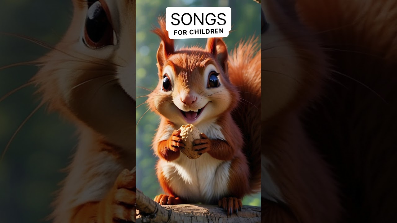 Song about Squirrel "The Red Squirrel" - Best Kids Song