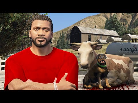 GTA V - Franklin Adopted an Cow (Part 2)