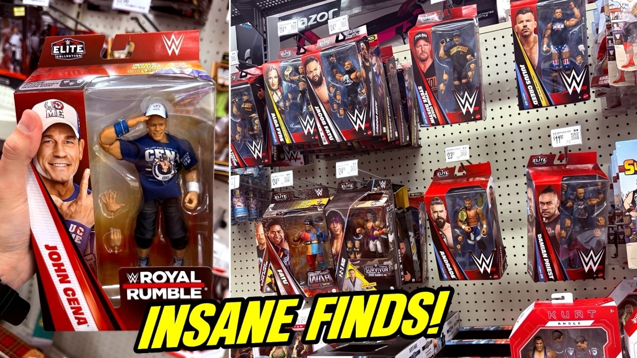 В магазинах полно новых фигурок WWE 2026 года!