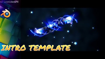 FREE 3D BLUE Particles Intro Template + DOWNLOAD! (Blender)