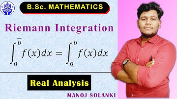 Riemann Integration || #msmaths #bscmaths #realanalysis