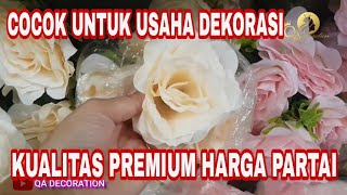 Dekorasi Pelaminan Kain Lengkap Dengan Estimasi Biaya Barang Dekor | Simple Wedding Decoration