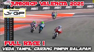 Download Lagu full race 1 JUNIOR GP VALENCIA #VEDA TAMPIL GARANG \u0026 PIMPIN BALAPAN #juniorgp  MP3