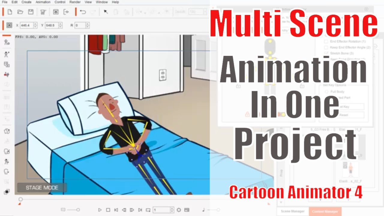 Multi Scene Animation In One Project Cartoon Animator 4 Youtube